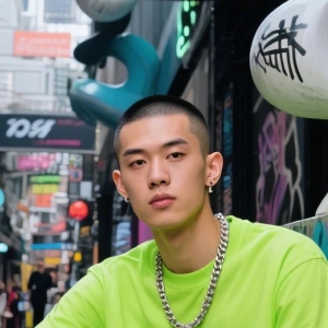 痞帅体育生逛街拍